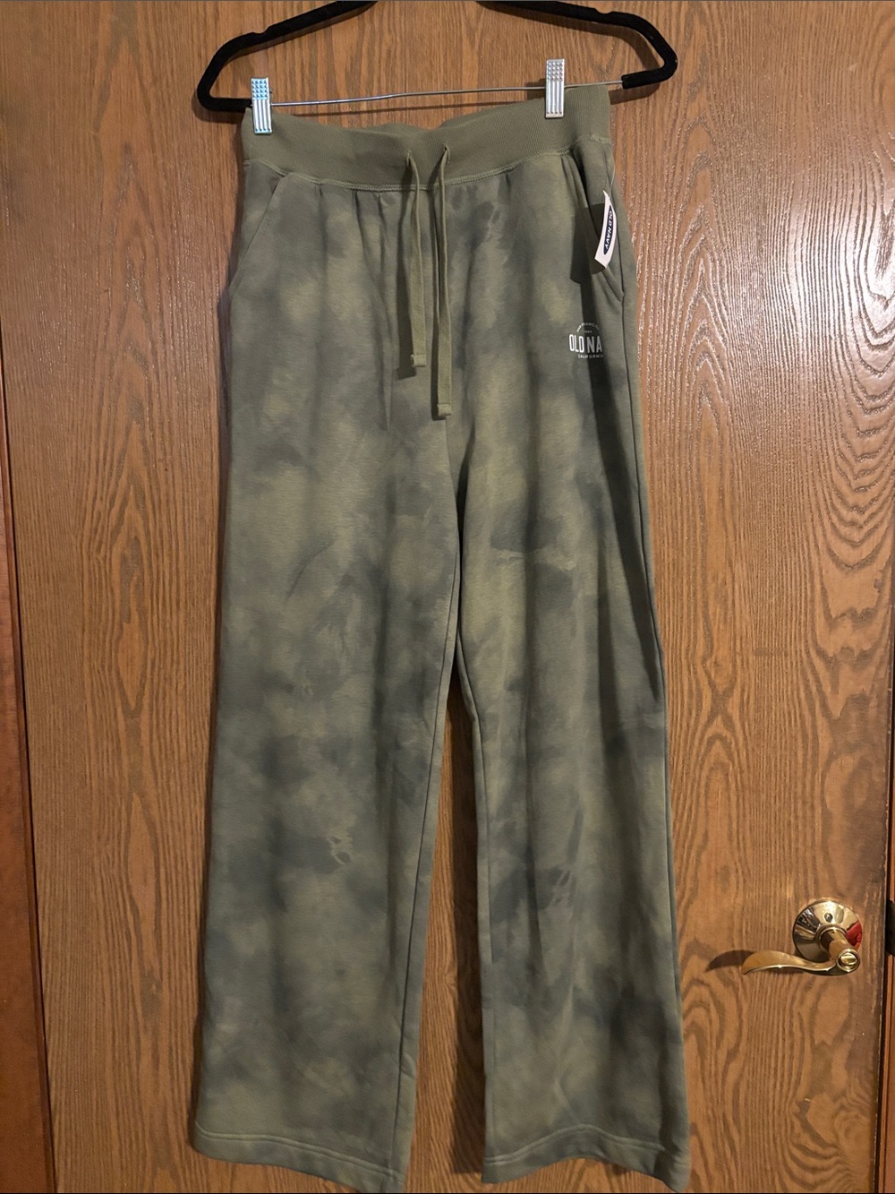 Old Navy Women’s Olive Tie-Dye Jogger Sweatpants Size M NWT